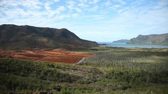Site minire, stockage, Nouvelle-Cal&eacute;donie