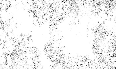 Black grunge or grainy texture isolated on transparent background. Dust overlay texture with grunge effect. Vector illustration.