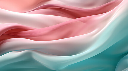 Flowing soft silk fabric