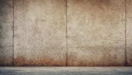 concrete wall grunge texture - wide banner format background
