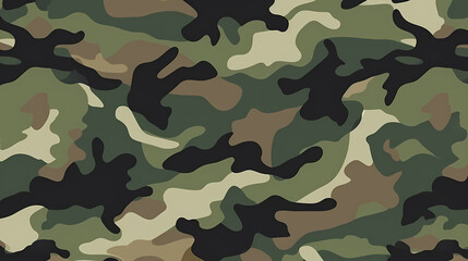 Fototapeta premium Camouflage pattern with organic shapes, camouflage texture