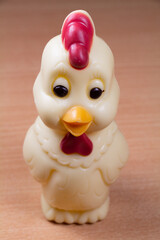 White chocolate chicken for easter