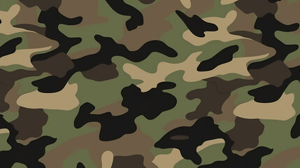 Fototapeta premium Camouflage pattern with organic shapes, camouflage texture