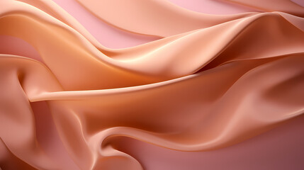Flowing soft silk fabric
