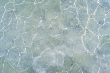 Obraz premium Photo background texture, frozen Baltic sea. Drone air photo photo.