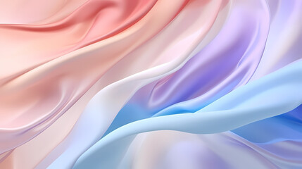 Obraz premium Flowing soft silk fabric