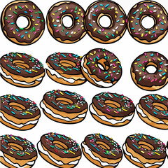 Fondo de pantalla de donuts