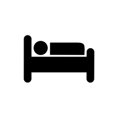 Bed icon design illustration 