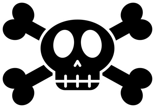 recommend clip art: ドクロマーク 黒