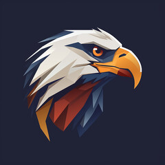 Eagle head logo, mascot and icon.