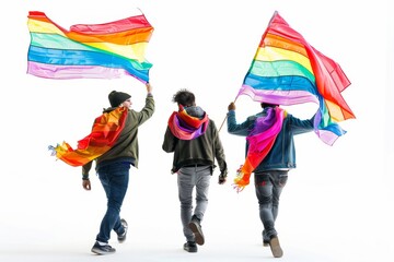 LGBTQ Pride pink. Rainbow diversity effectiveness colorful lgbtq+ in politics diversity Flag. Gradient motley colored lgbtq+ walkway LGBT rights parade festival attendant diverse gender illustration