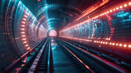 Futuristic Undergound Tunnel
