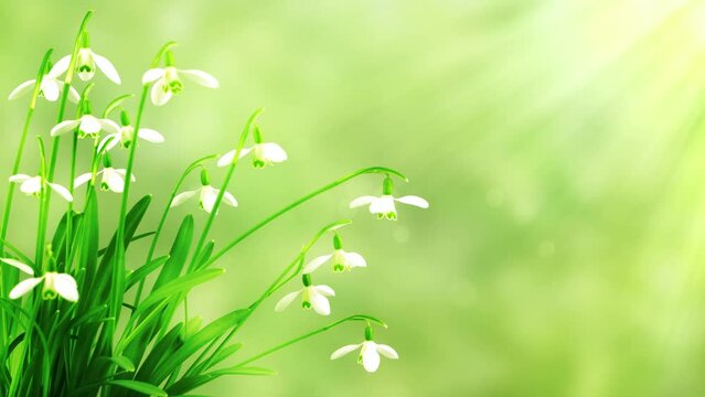 Snowdrops - Images et vidéos libres de droits | Adobe Stock