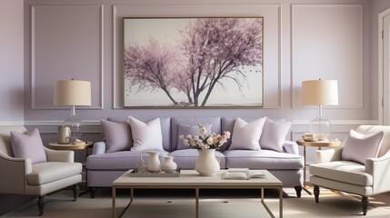 Lavender Fields Living Room