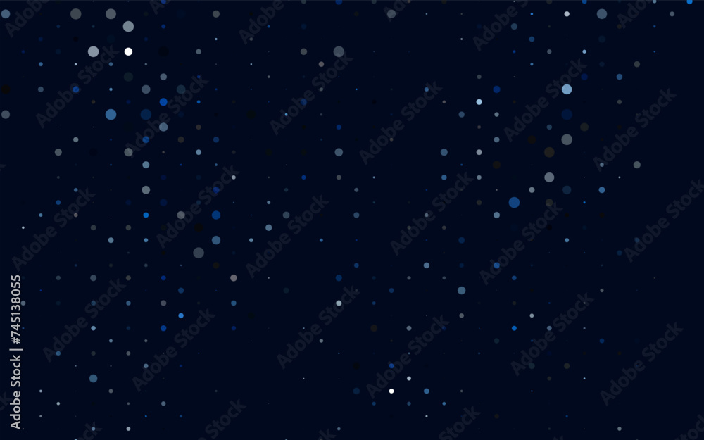 Poster light blue vector texture with disks.