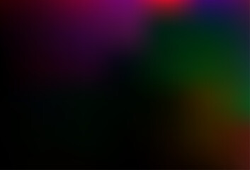 Dark Multicolor, Rainbow vector blurred bright template.