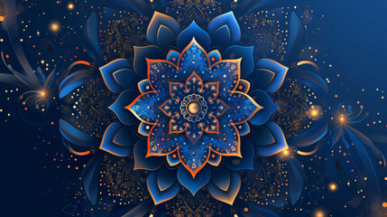 fractal background mandala