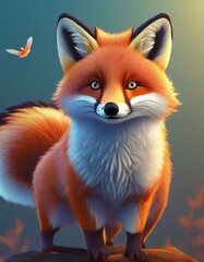 red fox vulpes