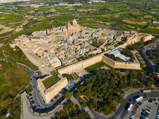  Mdina city, old capital of Malta island
