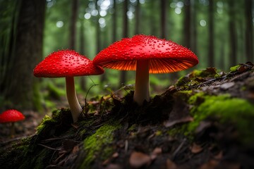 red poison mushroom