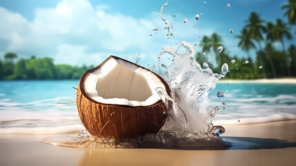 Coconut commercial shooting