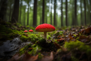 red poison mushroom