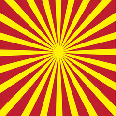 Glowing lights effect on yellow background vector image. Eps 10.