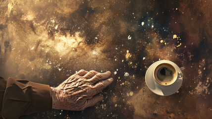 Kaffeepause im Kosmos