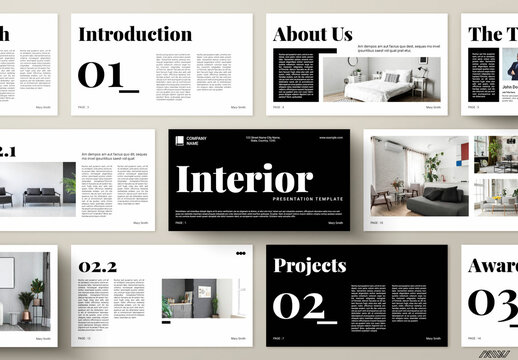 Interior Design Presentation Template