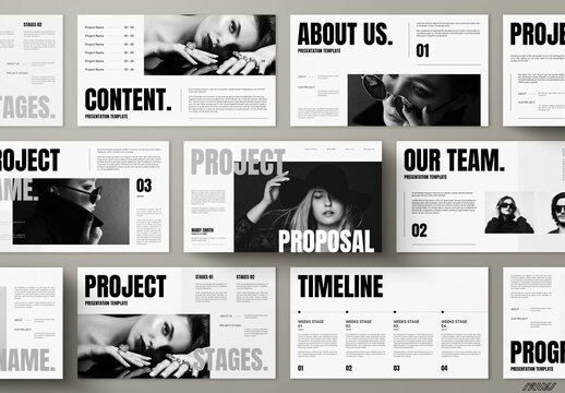 Modern Project Proposal Presentation Template