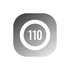 speed limit sign icon vector