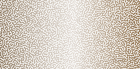 olive and white turing pattern. Reaction diffusion or turing pattern vector design. Abstract turing organic wallpaper background. Turing generative design. Generative algorithm psychedelic background.