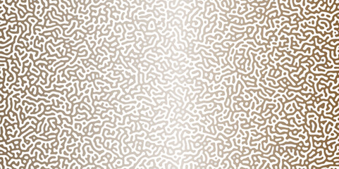 Fototapeta premium olive and white turing pattern. Reaction diffusion or turing pattern vector design. Abstract turing organic wallpaper background. Turing generative design. Generative algorithm psychedelic background.