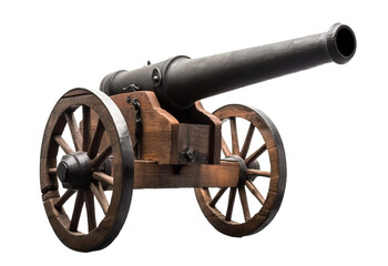 cannon on a transparent background