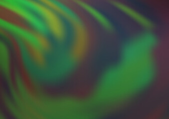 Light Green vector blurred bright template.