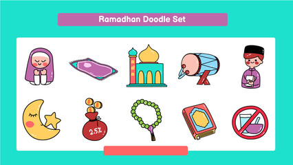 Ramadhan Doodle Set