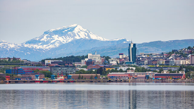City view of Narvik, Norway