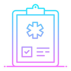 Obraz premium Prescription Icon