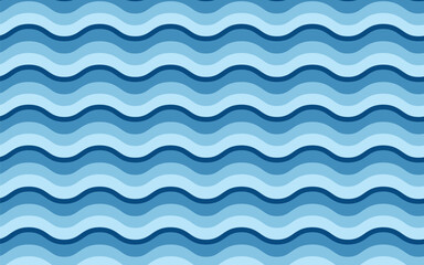 Wave pattern. Vector illustration.