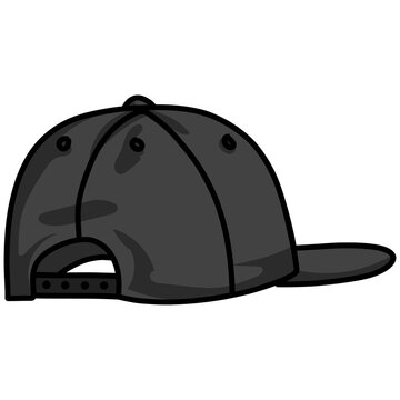 Hat Snapback Cap Backward Illustration