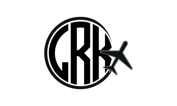 LRK three initial letter circle tour & travel agency logo design vector template. hajj Umrah agency, abstract, wordmark, business, monogram, minimalist, brand, company, flat, tourism agency, tourist