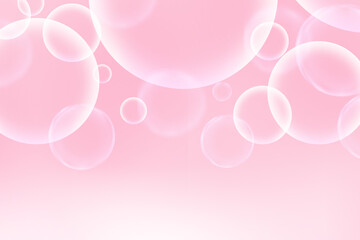 Beautiful abstract bokeh soft light effect blurred background with geometric circle on pink background for Graphic Business background digital design illustration template backdrop wedding wallpaper