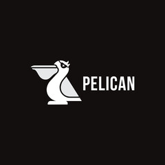 Vector Pelican logo concept