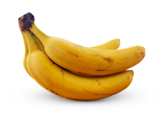 Ripe bananas. Exotic tropical yellow fruit. Banana symbol of health care and wellbeing.