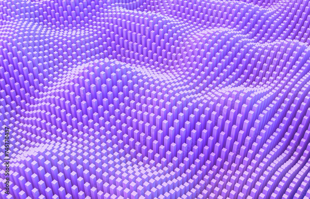 Poster abstract futuristic business technology background with geometric 3d shape. 3d rendering.