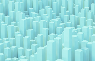 Abstract futuristic business technology background with geometric 3d shape. 3d rendering.