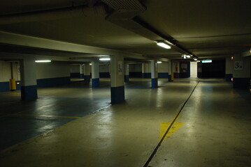 parking garage in Aix en provence, France