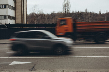 traffic on the road