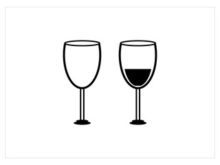 Glass design,glass icon vector illustration,