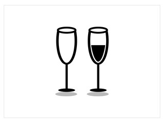 Glass design,glass icon vector illustration,